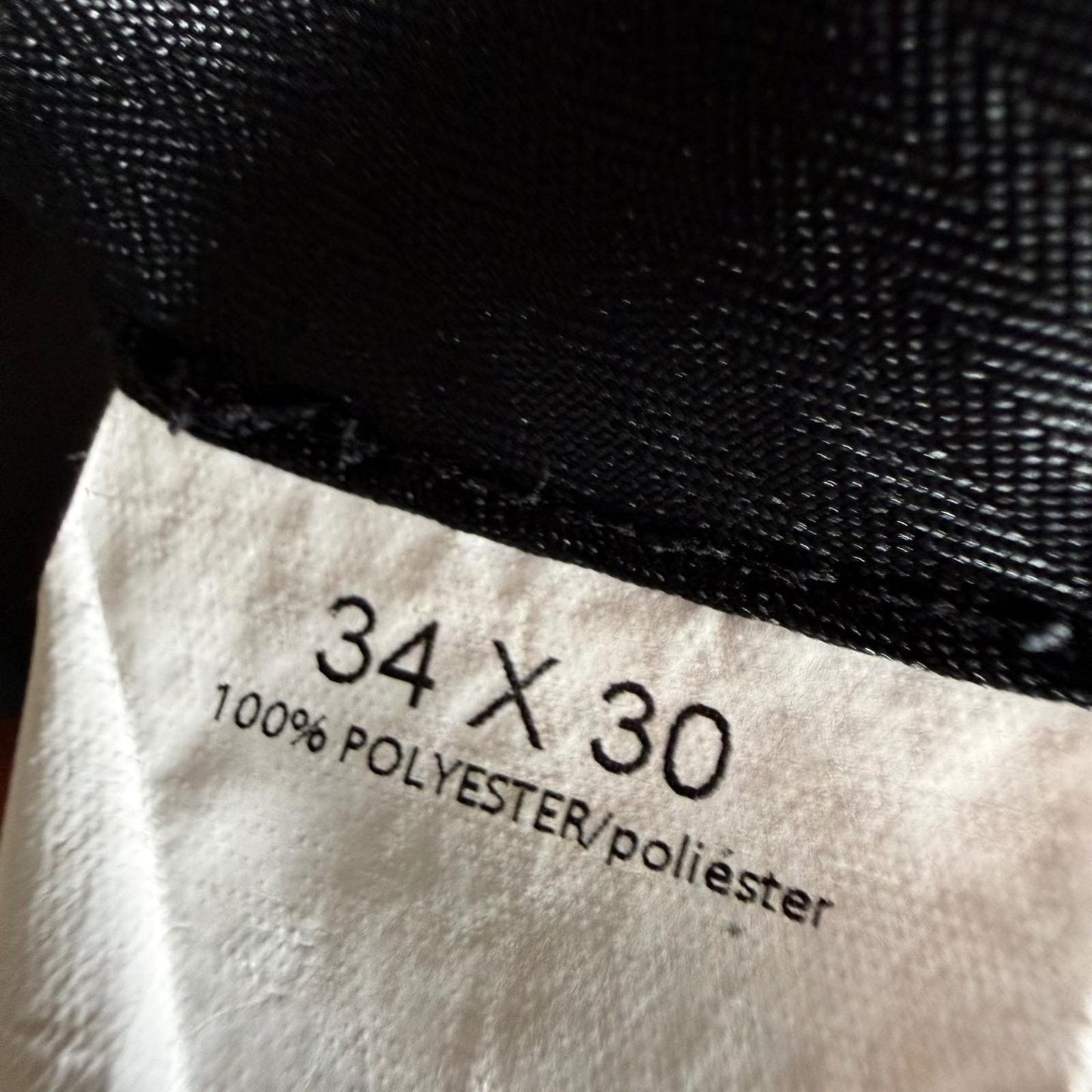 Louis Raphael Mens Slim Fit Dress Pants Black 34x30 Office Business Slacks