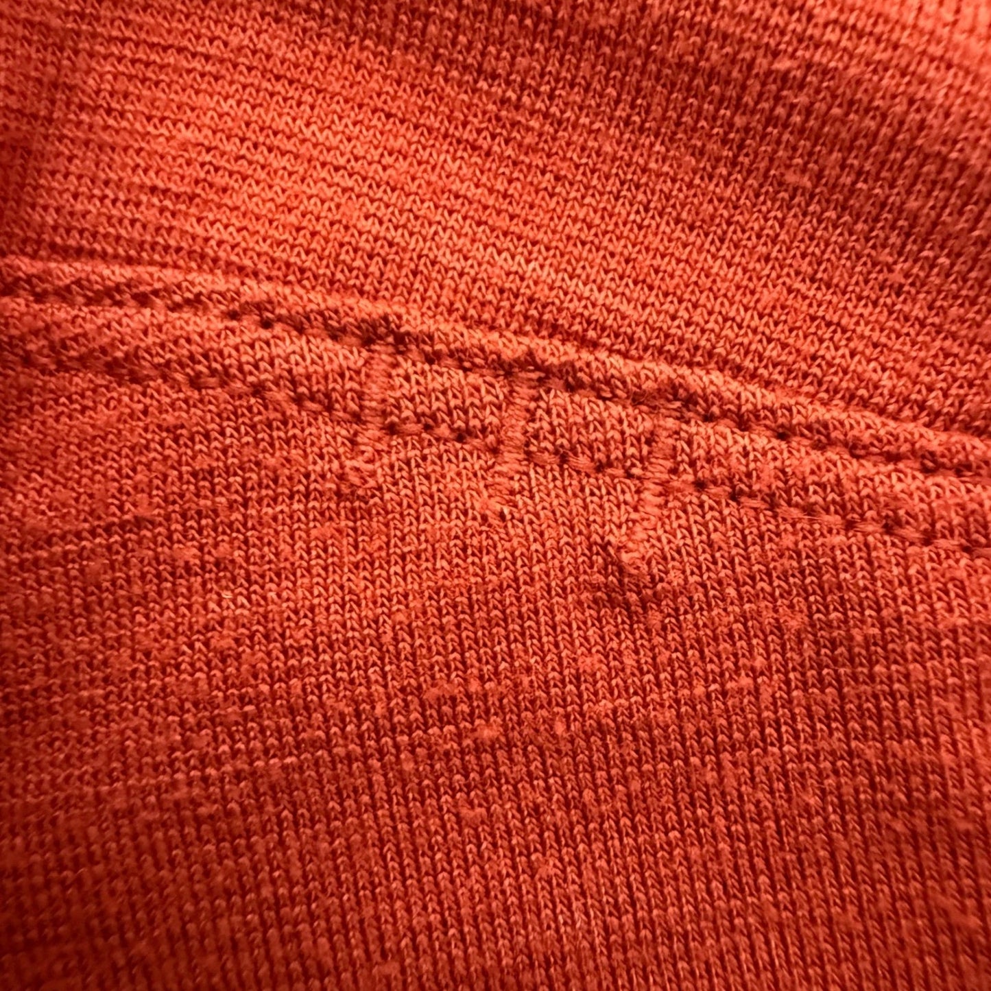 Lululemon Polo Shirt Mens Medium Orange Short Sleeve Preppy Casual Stretch Golf