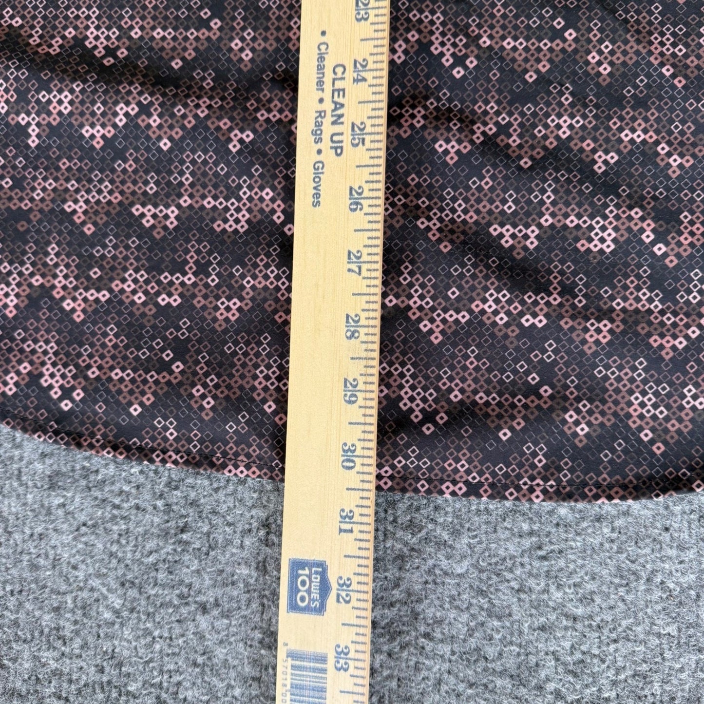 7 Diamonds 4-Way Stretch Shirt Men Large Geometric Short Sleeve Button Up Casual