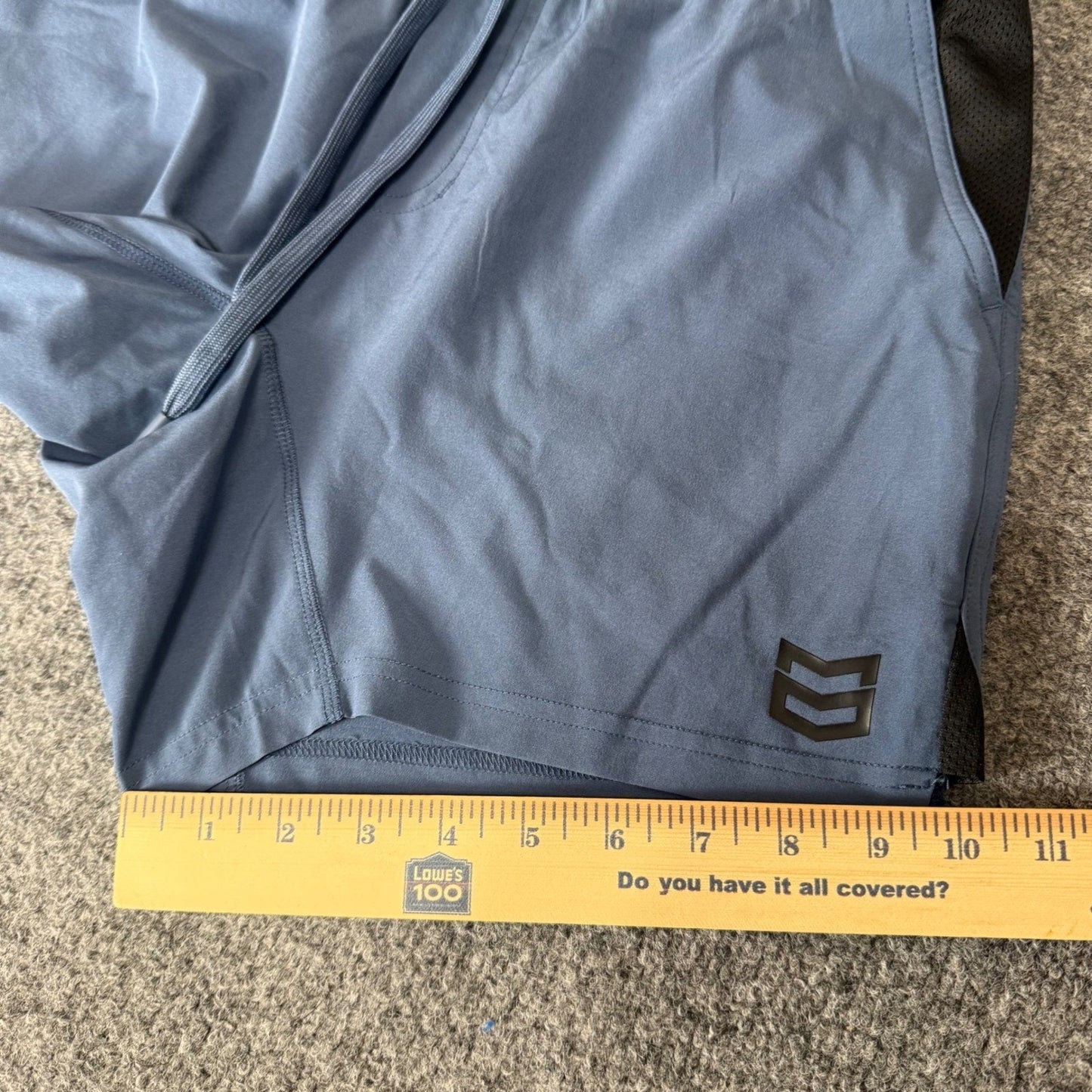 MTN OPS Mens Small Blue Training Shorts Athletic Gym Workout Performance Stretch
