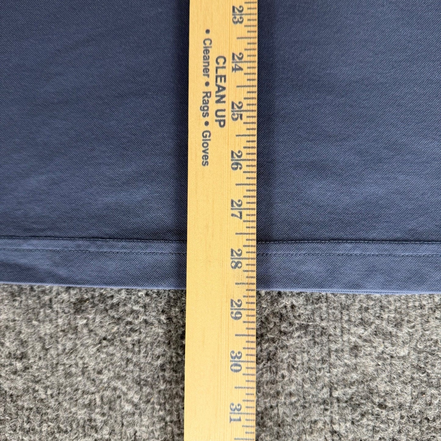 Travis Mathew Polo Shirt Mens XL Blue Pima Cotton Short Sleeve Golf Stretch Soft