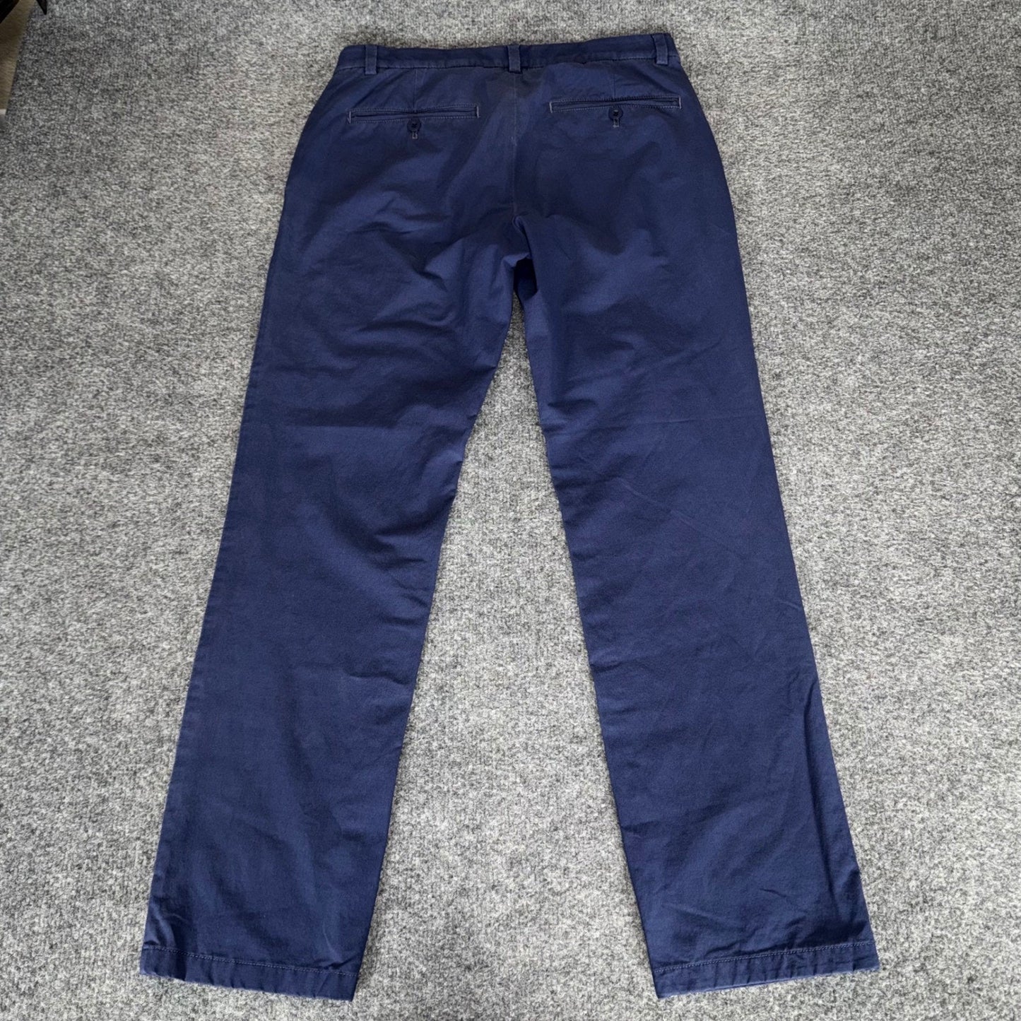 Vineyard Vines Mens On The Go Chino Pants OTG Blue 30x30 Slim Fit Performance