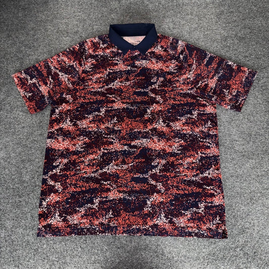 Under Armour Mens Iso-Chill Polo Shirt Large Abstract Camo Golf Performance