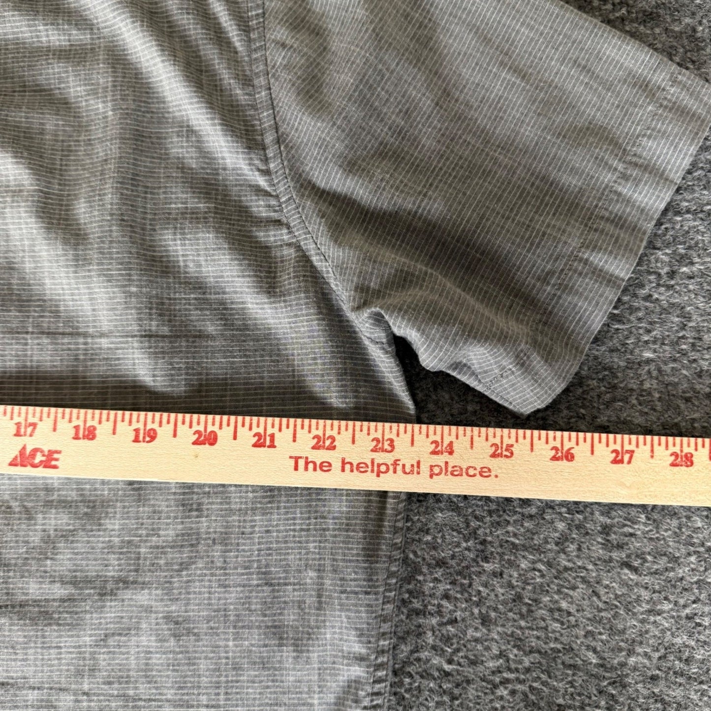 Kuhl Karib Shirt Mens Large Gray Short Sleeve Button Up Outdoor Gorpcore Hiking