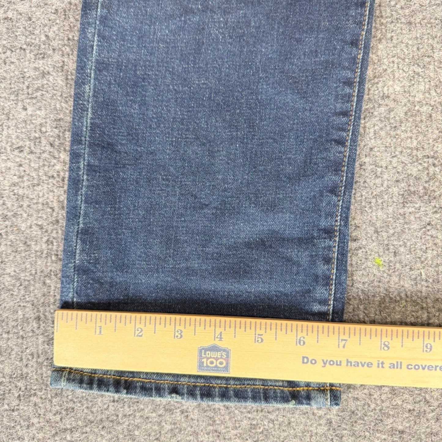 Gap Denim Slim Fit Distressed Jeans Mens 38x34 Dark Wash Blue Stretch Denim Pant