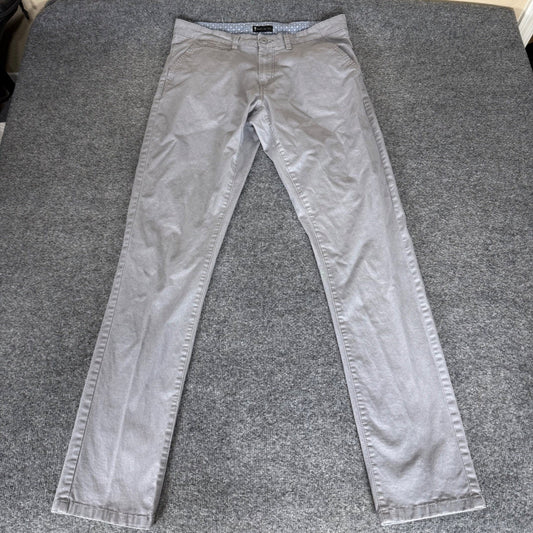 American Tall Pant Mens 34x36 Gray Casual Office Chino Workwear Everyday Comfort