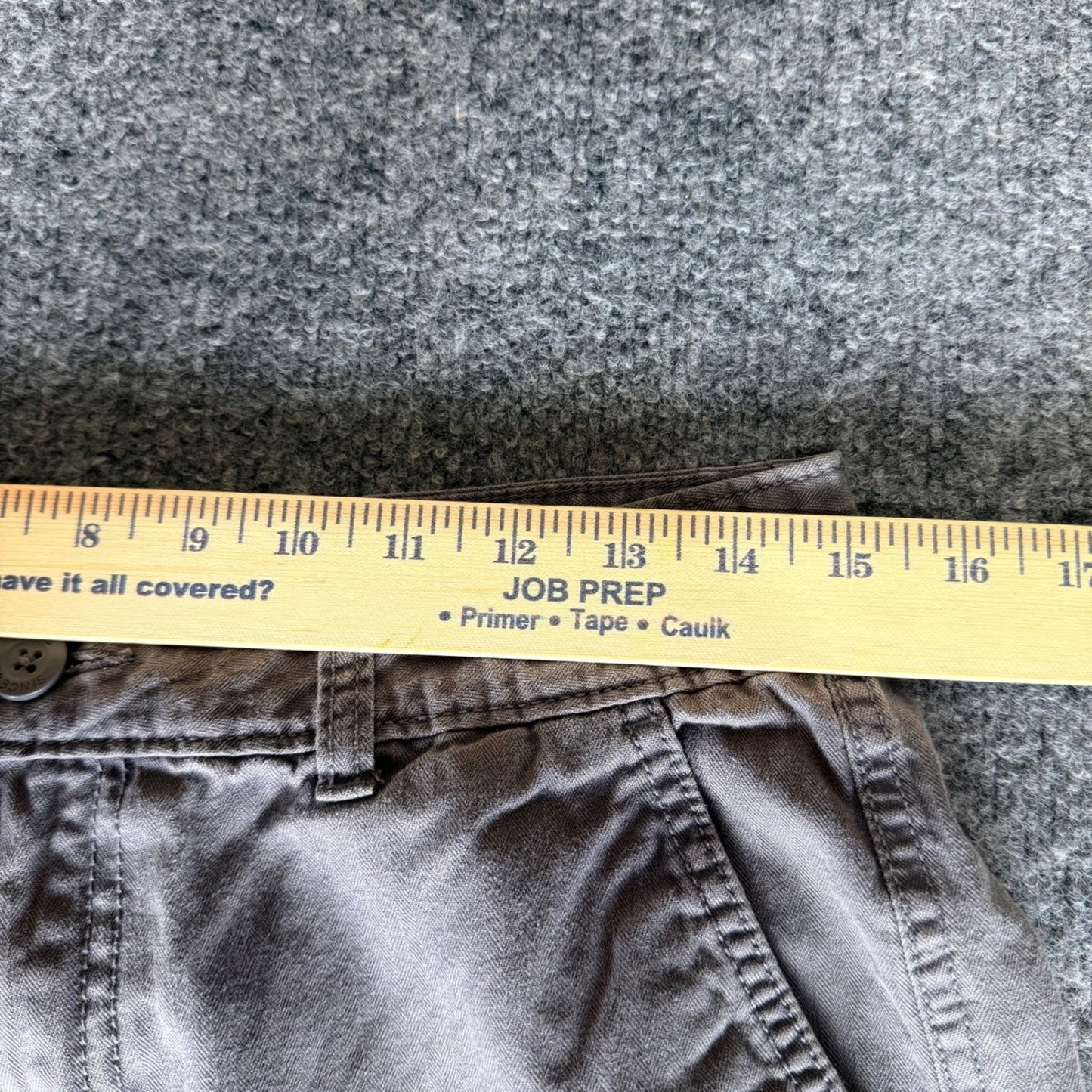 Vans Cargo Shorts Mens Size 30 Gray Casual Skate Streetwear Utility Y2K Grunge