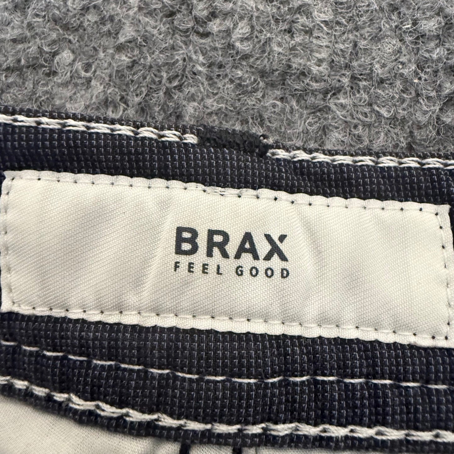 Brax Cooper Fancy Pant Mens 36x29 Blue Casual Stretch Performance Modern Comfort