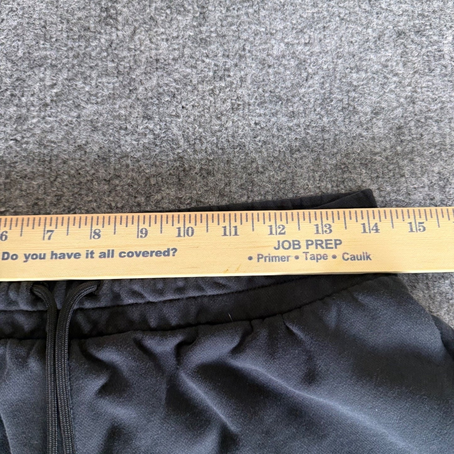 Fabletics Terry Sweat Short Mens Medium 28x6.5 Black Athletic Gym Workout Casual