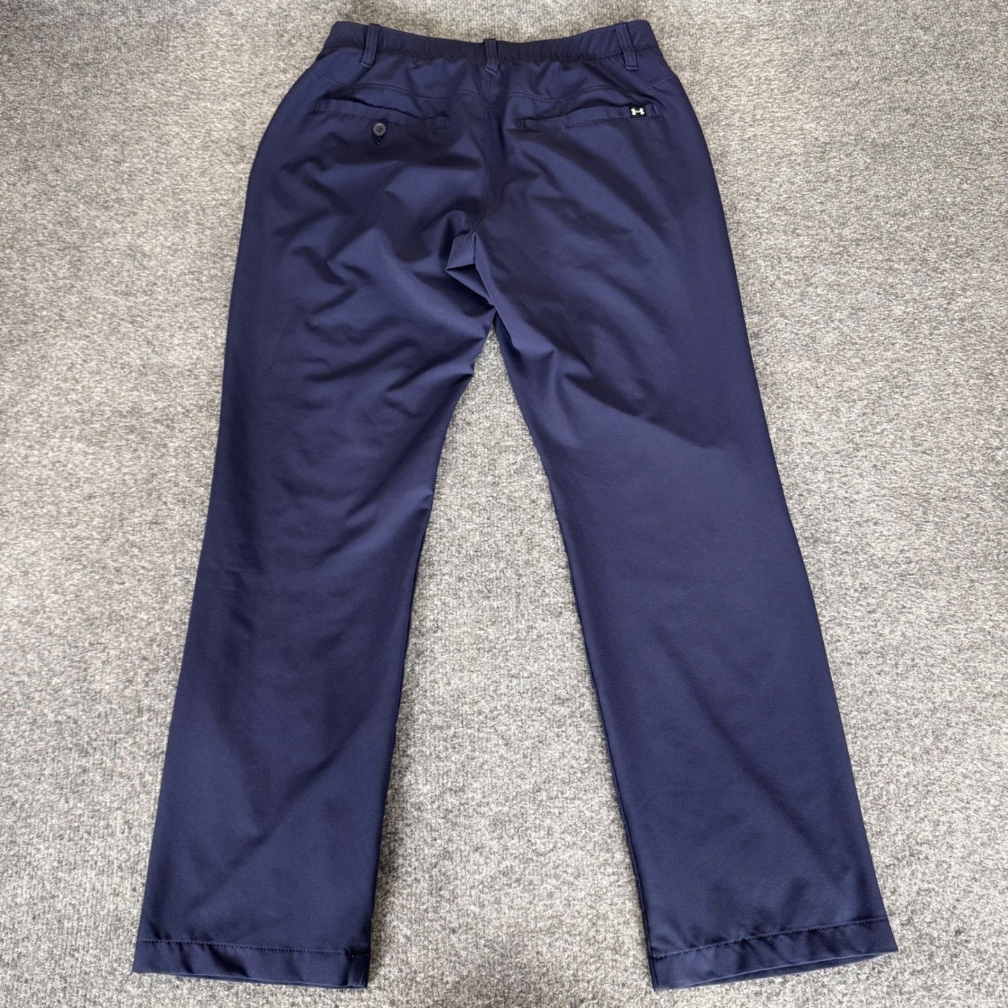 Under Armour Mens Golf Chino Pants Navy Blue 32x30 (Fits 30x29) Stretch Athletic