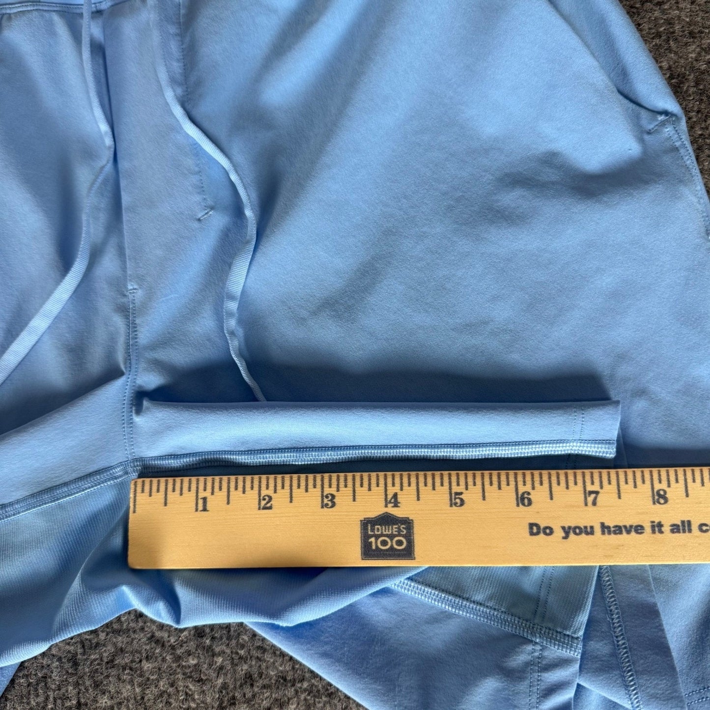 Lululemon T.H.E. Linerless Shorts Mens Small Blue Athletic Gym Training Stretch