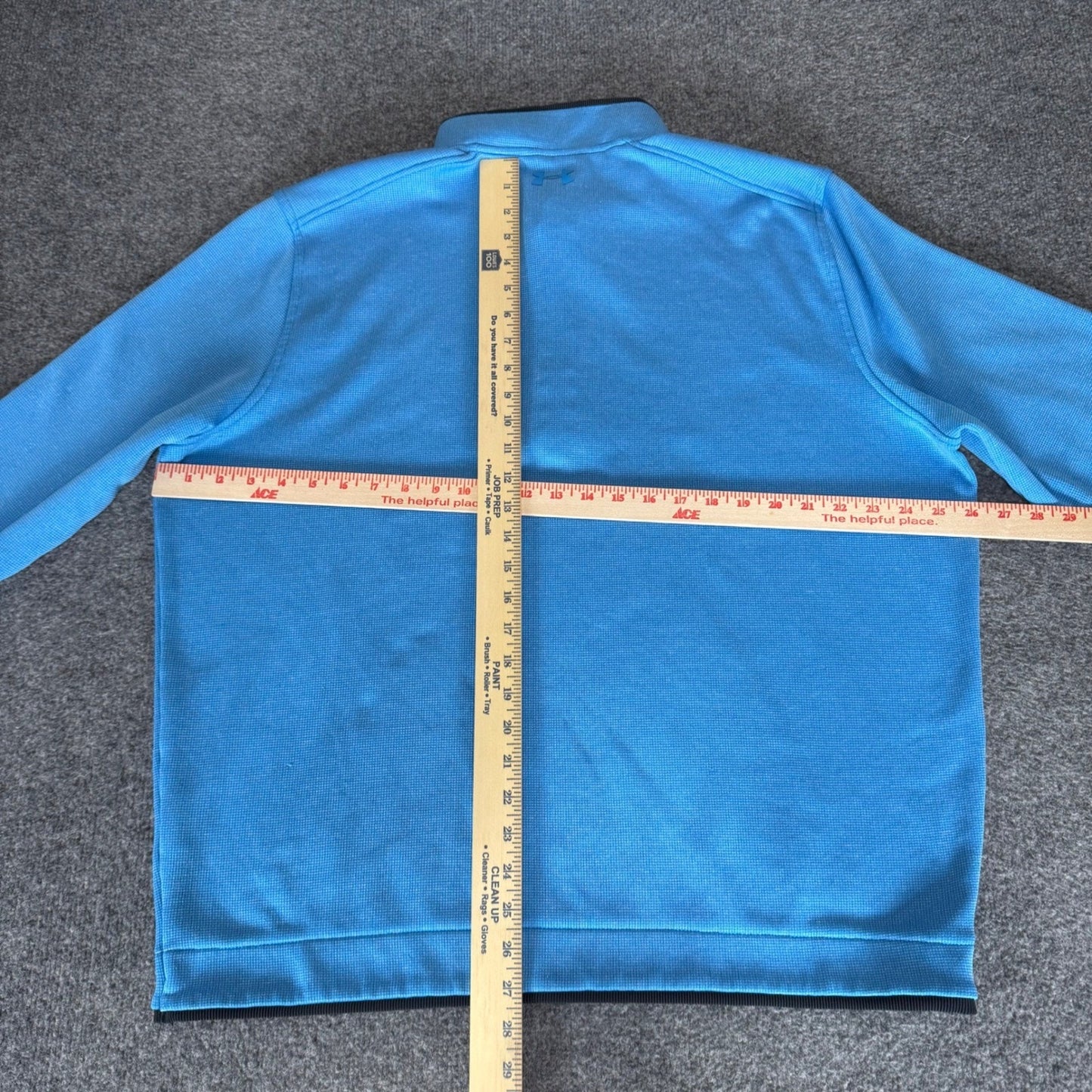 Under Armour Golf Storm ColdGear 1/4 Zip Pullover Blue Mens XXL Loose Athletic