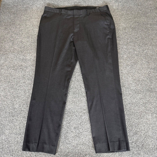 Bonobos Dress Pants Mens 38x28 Gray Wool Blend Athletic Fit Office Comfort Golf
