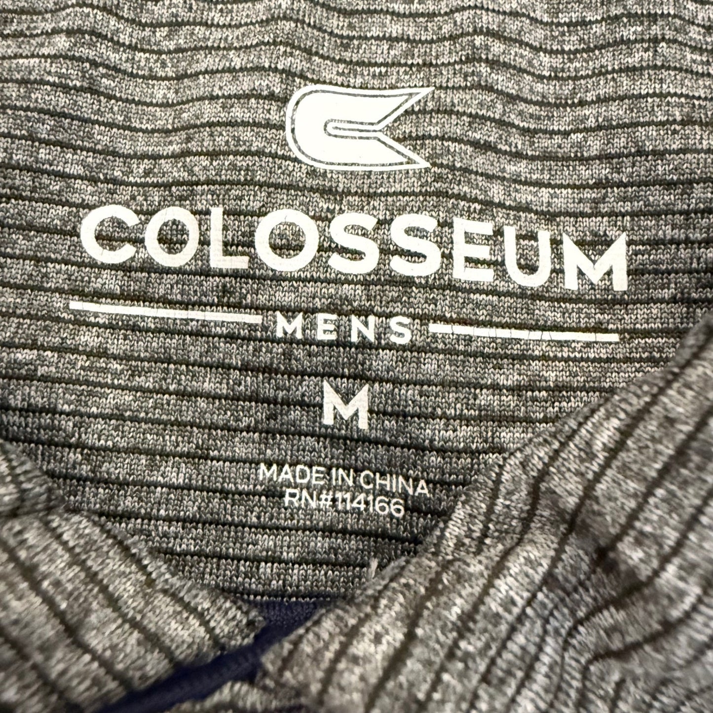 Penn State Nittany Lions Polo Shirt Men Medium Gray NCAA Golf Performance Casual