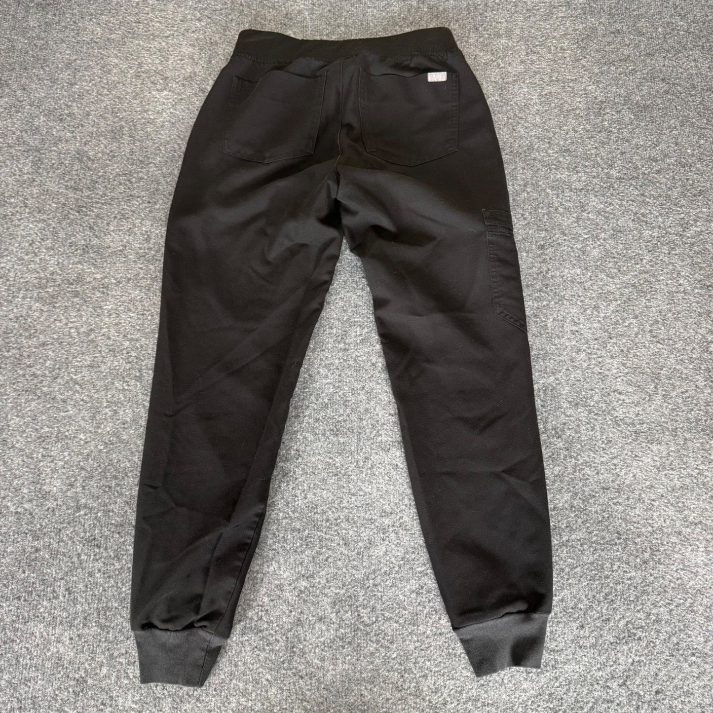 FIGS Zamora Jogger Scrub Pants Womens XXS Black Medical Uniform Healthcare