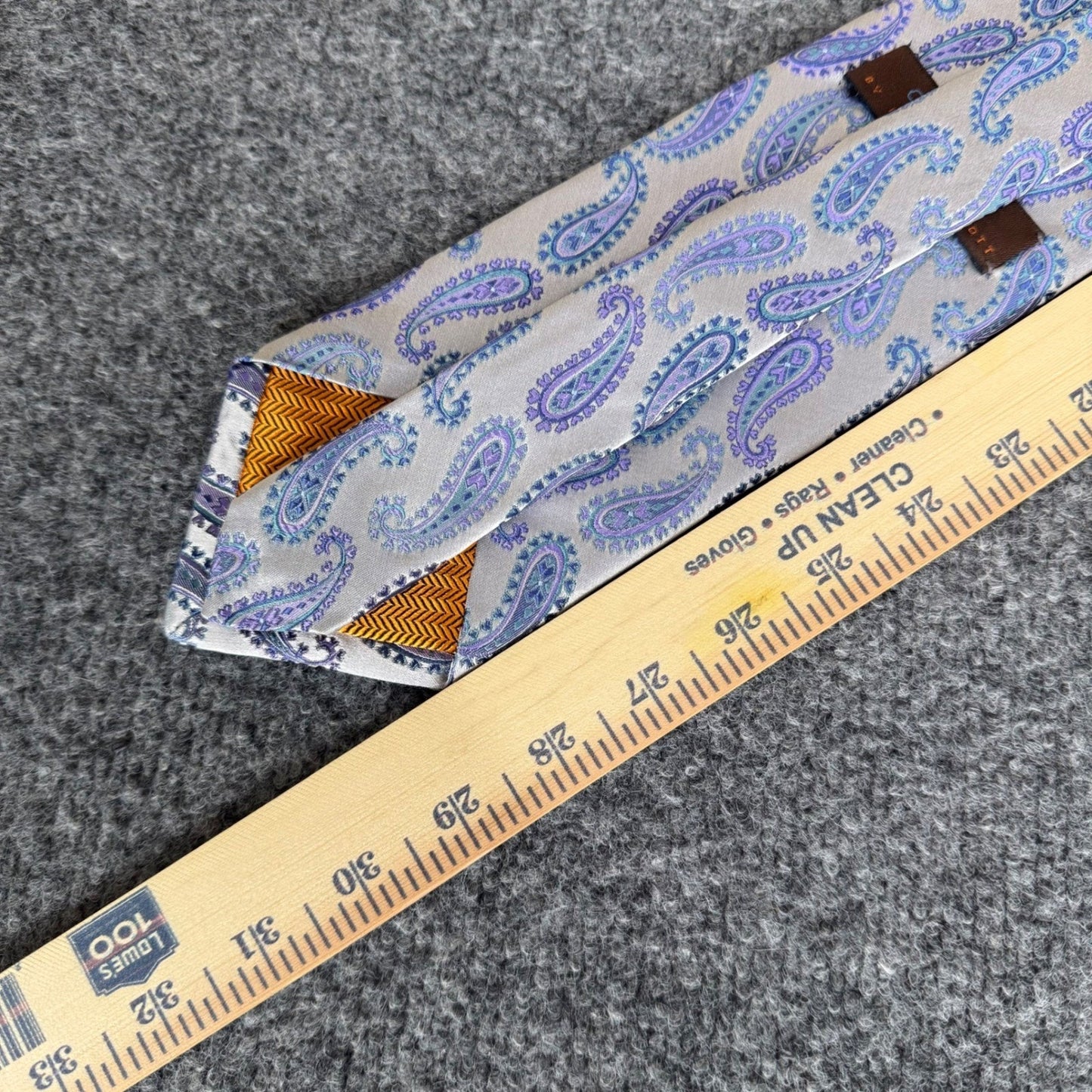 Chelsea Robert Talbott Mens Silk Paisley Tie Handsewn Made in USA Neckwear