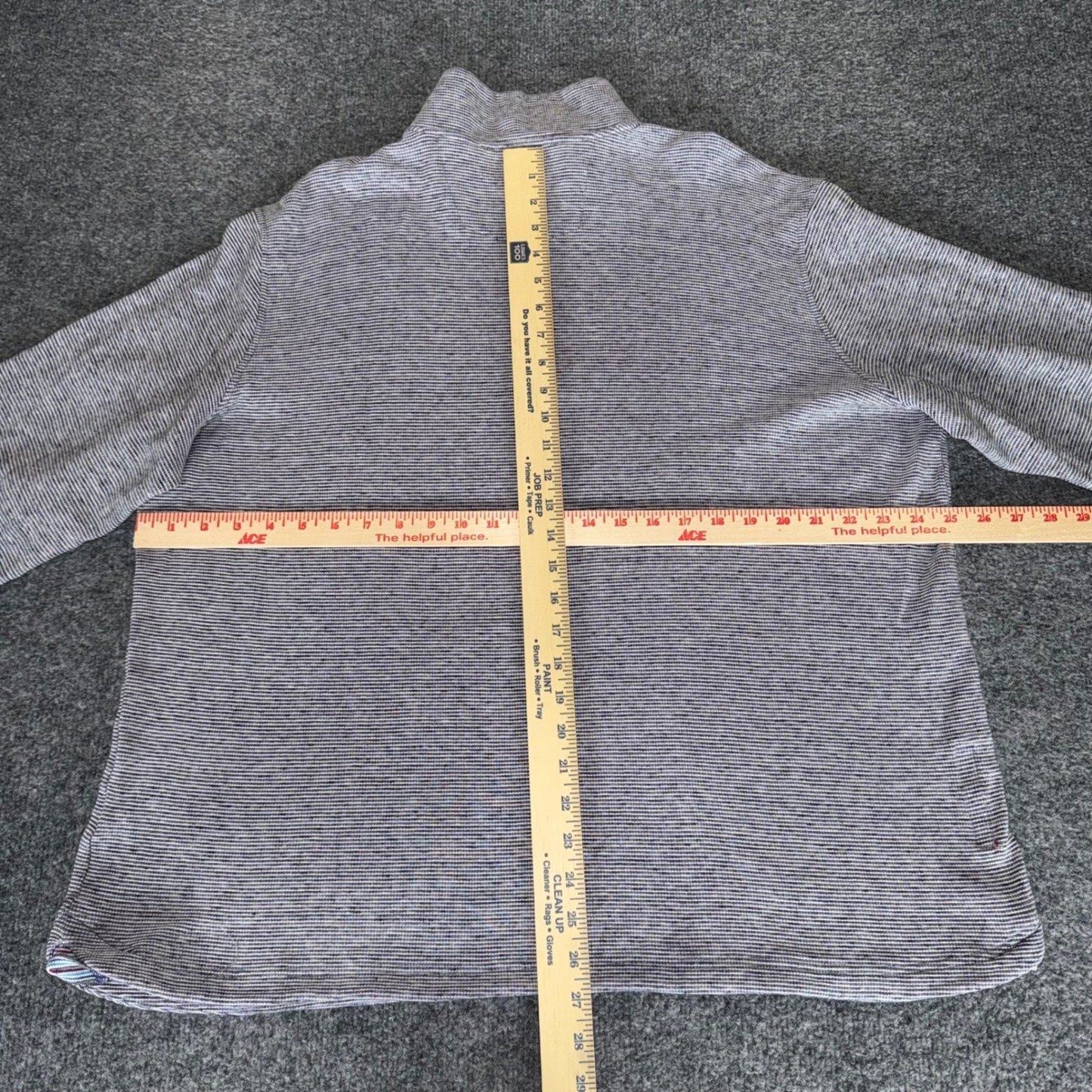 Robert Graham Sweatshirt Mens XL Pullover 1/4 Zip Long Sleeve Luxury Designer