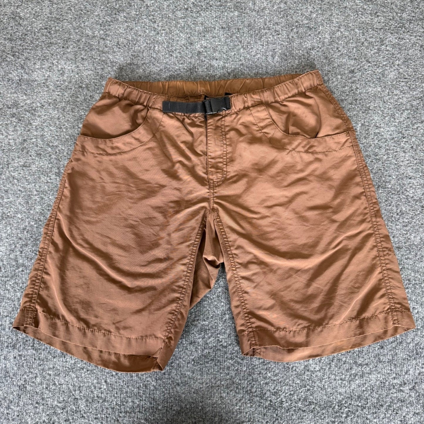 KAVU Hiking Shorts Mens Small Brown Outdoor Trail Quick Dry Active Trail Casual