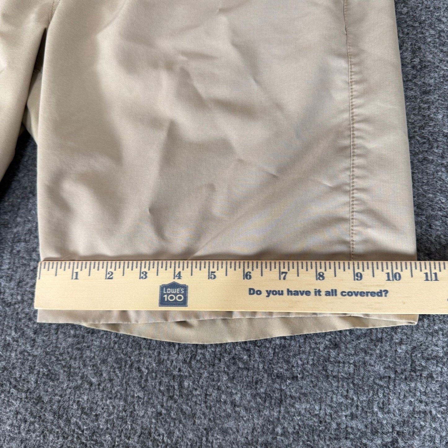 Johnston & Murphy XC4 Shorts Mens 34 Tan Performance Stretch Golf Casual Travel