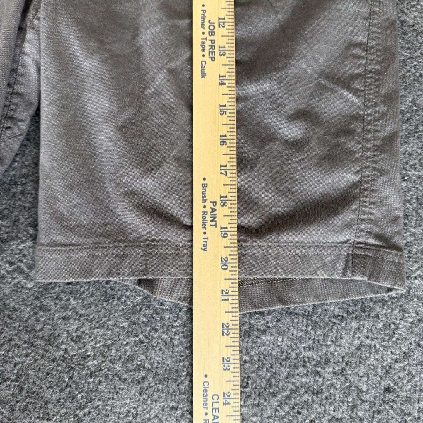 Lululemon Commission Short Men 38 Gray Casual Athletic Chino Stretch Golf Travel