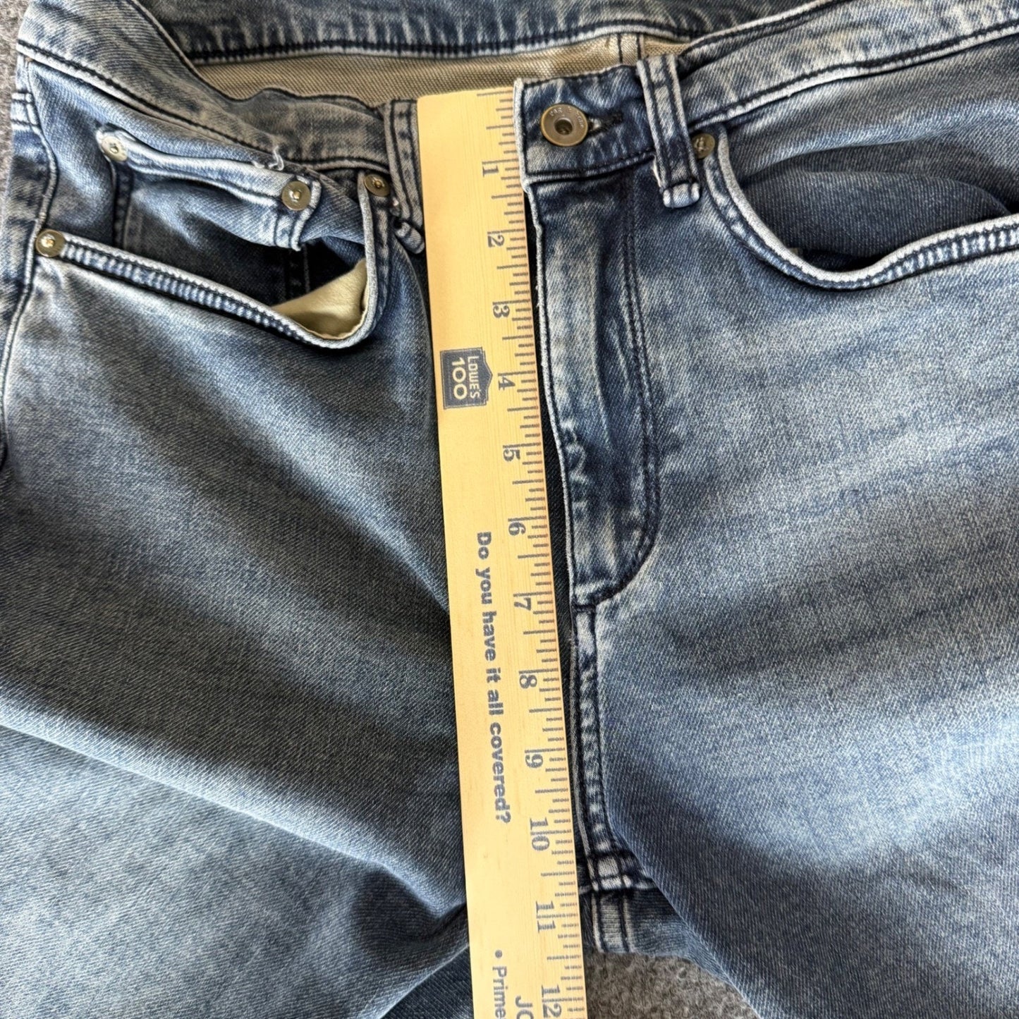 Rag Bone Fit 1 Skinny Jeans Mens 33x32 (Fits 32x30) Blue Denim Streetwear Casual