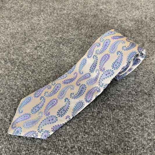 Chelsea Robert Talbott Mens Silk Paisley Tie Handsewn Made in USA Neckwear