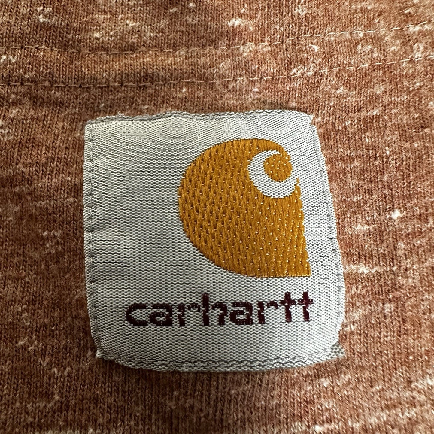 Carhartt Shirt Mens XL Rust Heathered Relaxed Fit Short Sleeve Crew Neck Work