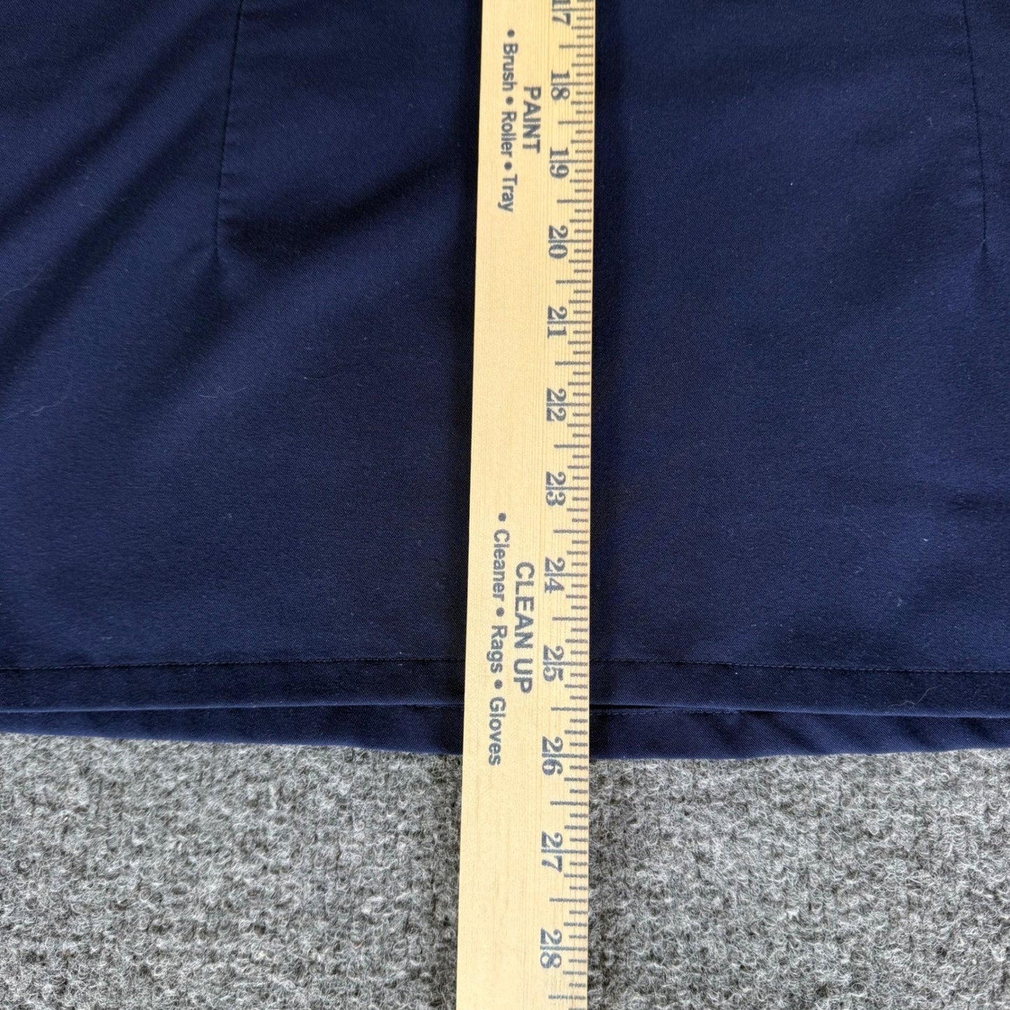 FIGS Casma Womens Scrub Top Large Navy Blue V Neck Medical Uniform Healthcare