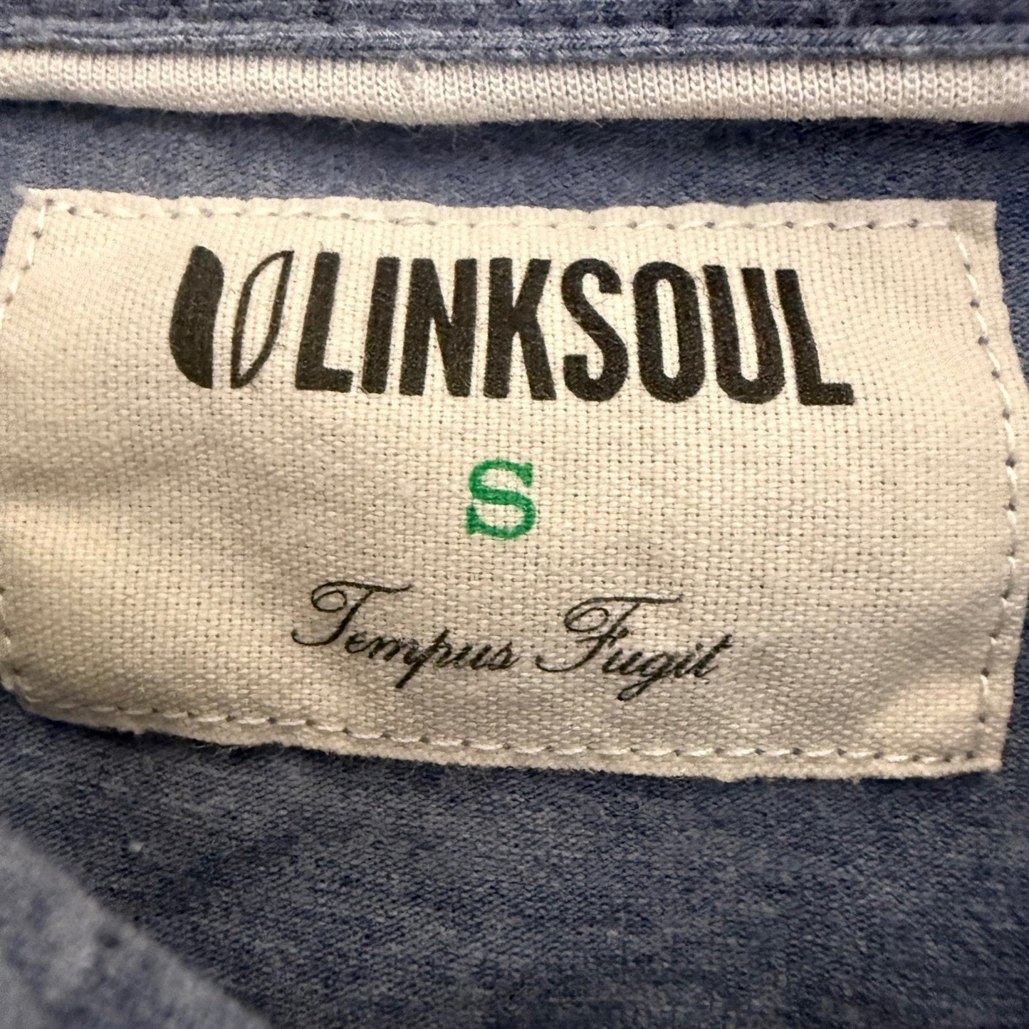 Linksoul Mens Small Blue Short Sleeve Golf Polo Shirt Casual Athletic Stretch