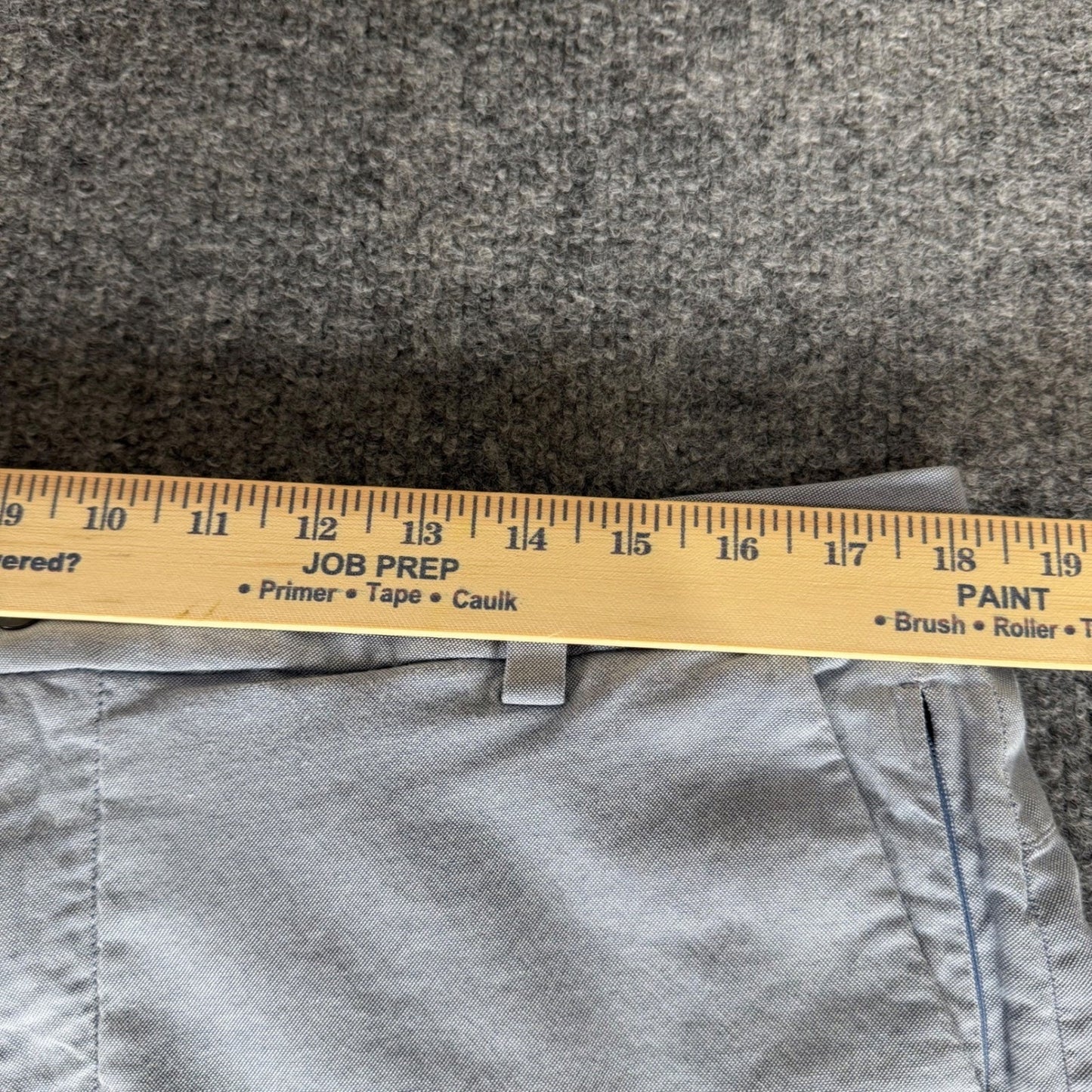 Lululemon Commission Short Mens 36 Blue Casual Golf Chino Performance Comfort