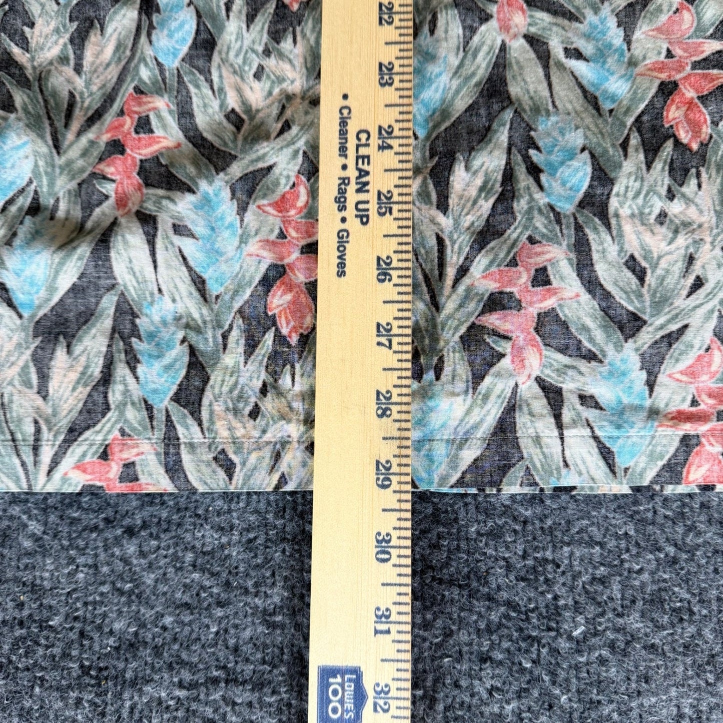 Cooke Street Hawaiian Shirt Men XL Floral Reverse Print Button Up Aloha Tropical
