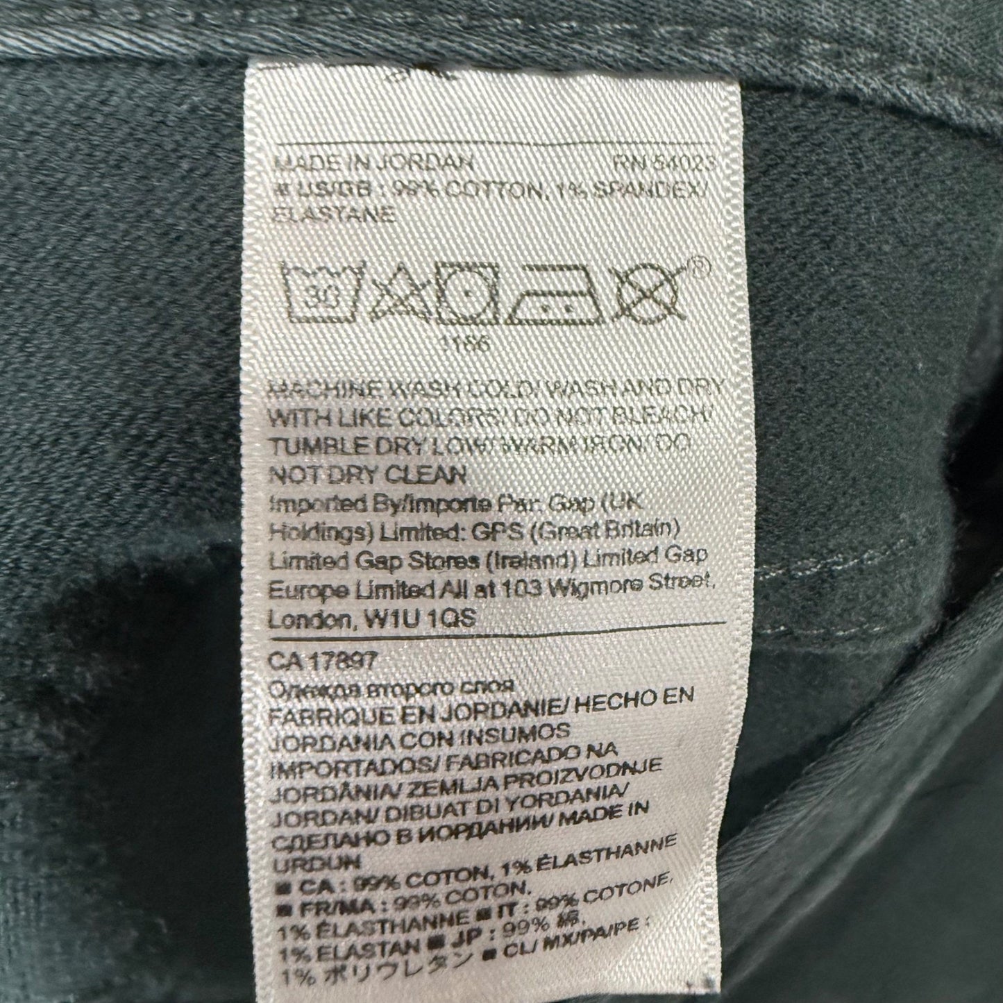 Banana Republic Traveler Athletic Tapered Pants Mens 32x30 (34x29) Green Stretch