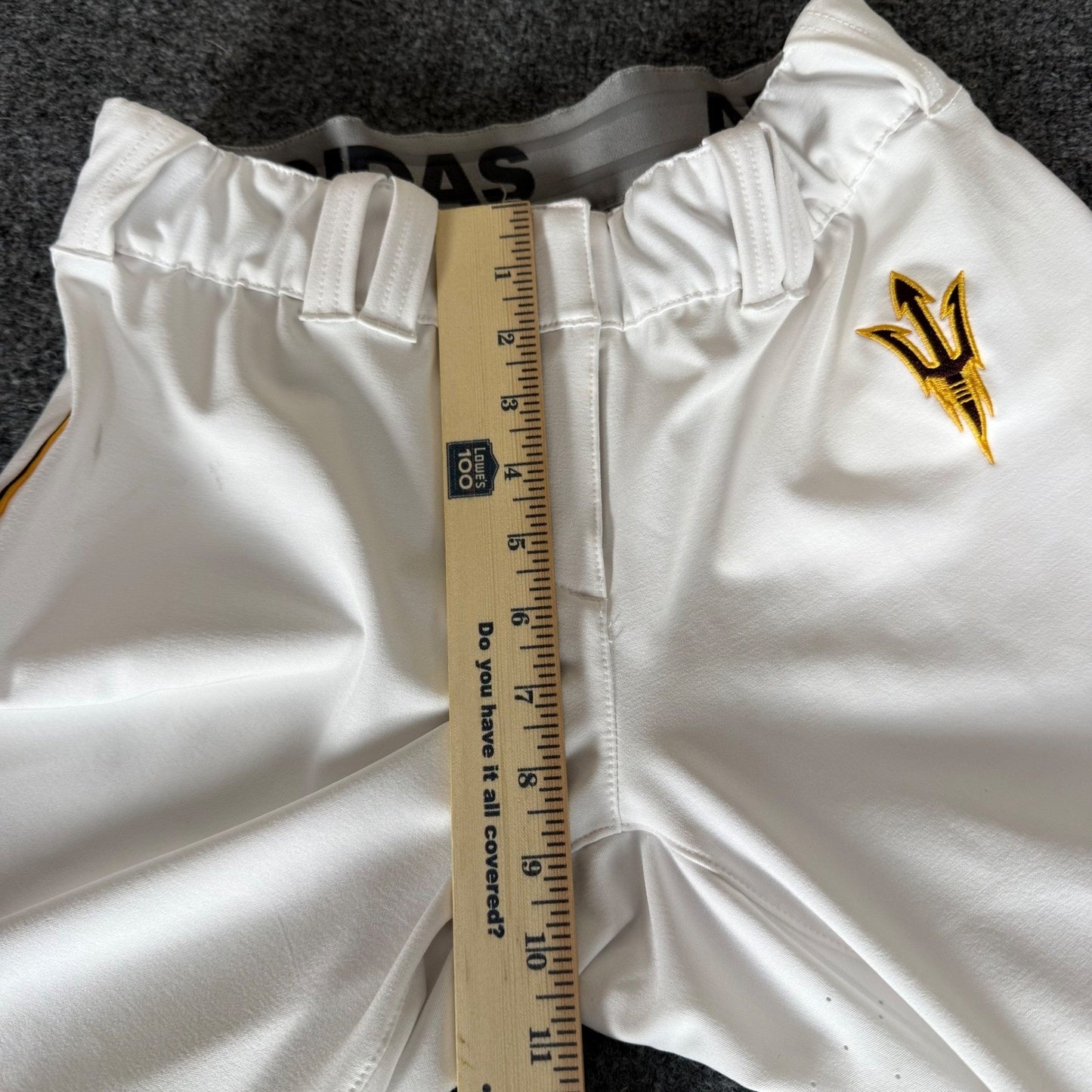 Arizona State Sun Devils Adidas Softball Pants Womens Medium ASU White Game Worn