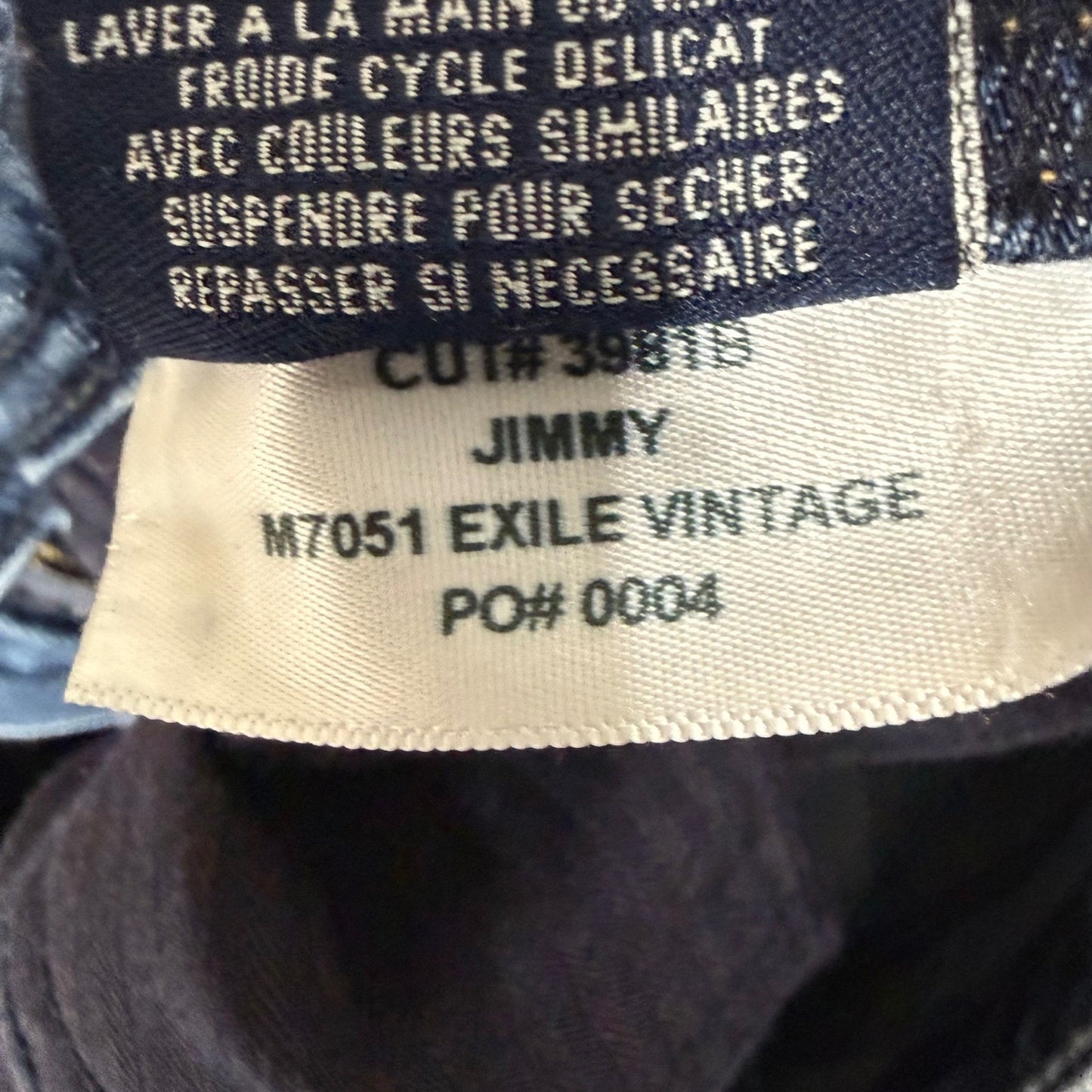 Fidelity Denim Jimmy Exile Vintage Mens Jeans Blue 32x30 Casual Made in USA