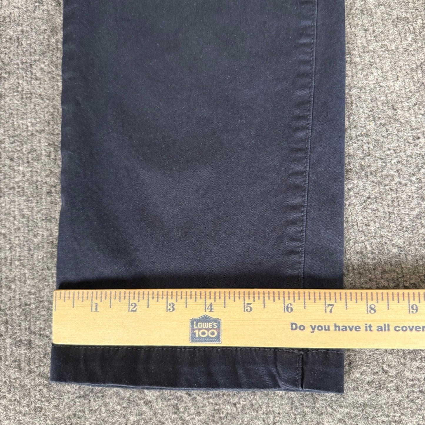 American Tall Pants Mens 32x36 Blue Chino Casual Office Everyday Extra Long Fit