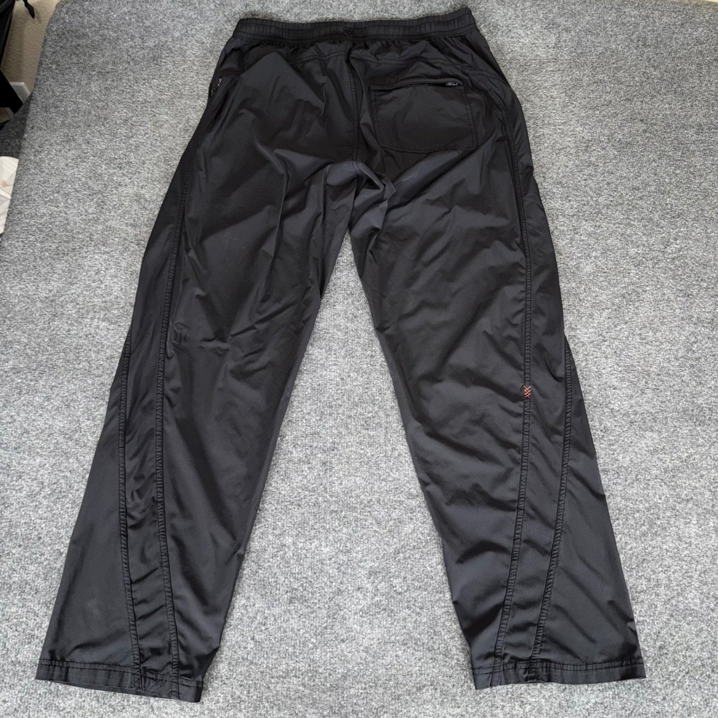 Rhone Torrent Windbreaker Pant Mens 34x31 Black Lightweight Athletic Performance