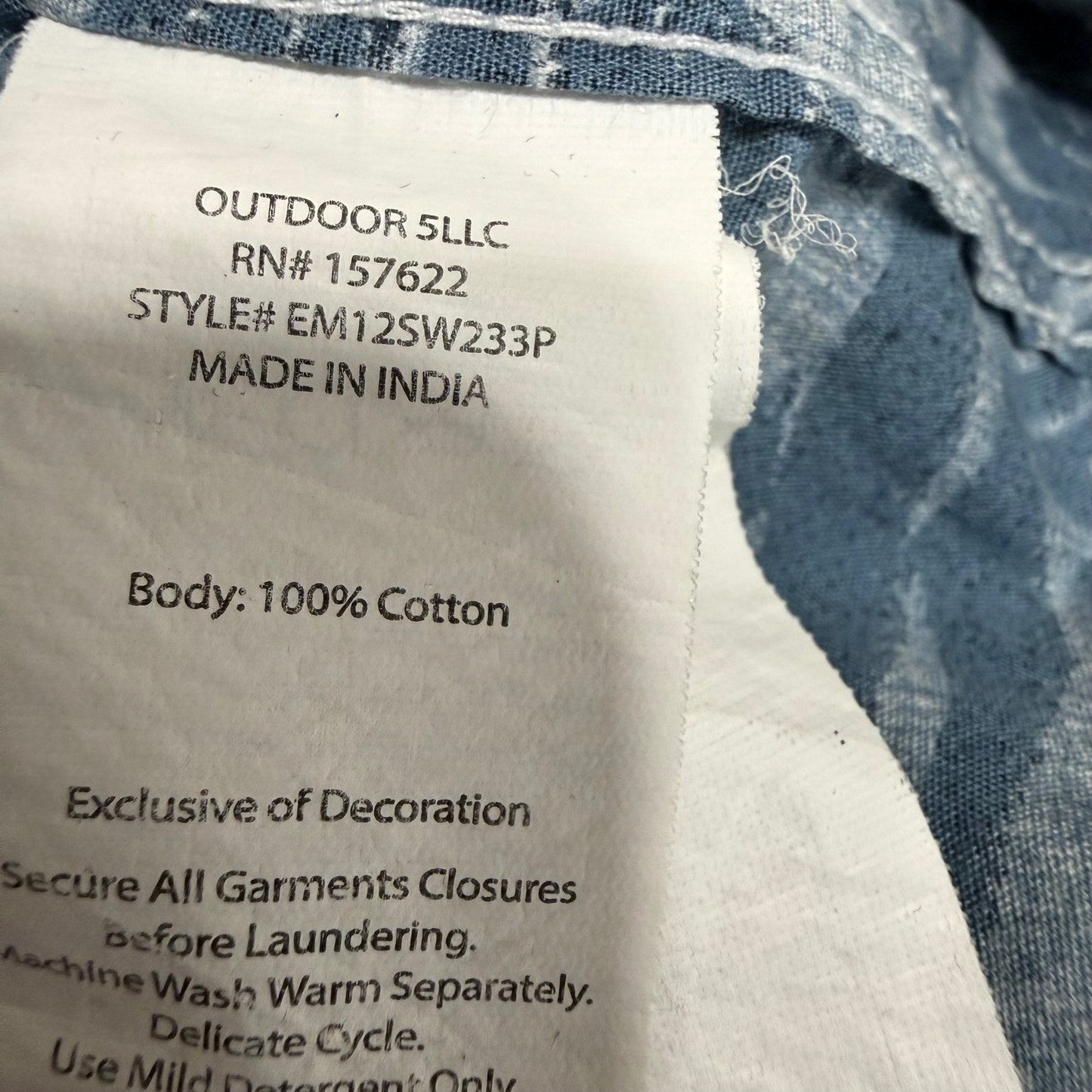 Eddie Bauer Mens Hawaiian Shirt Large Tropical Leaf Short Sleeve Button Up Aloha