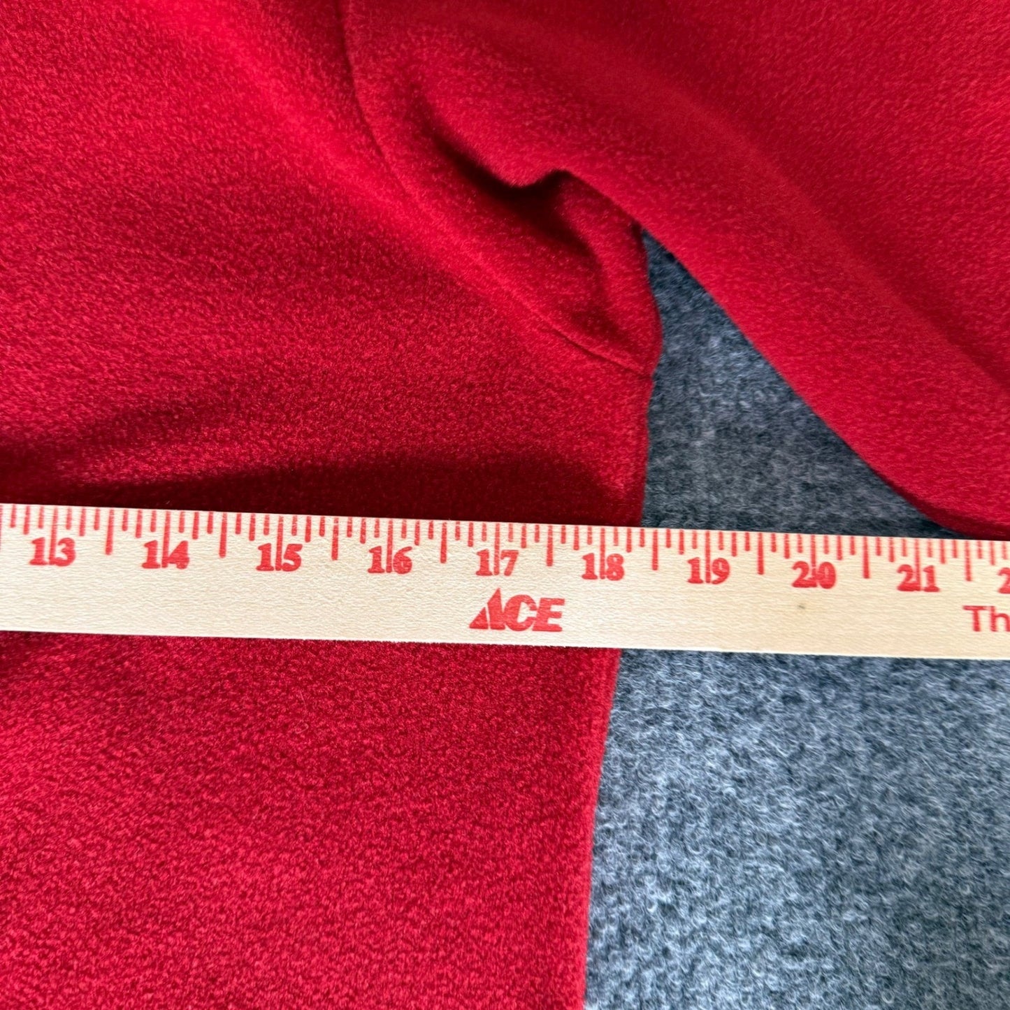 Patagonia Capilene Fleece Pullover Men XS Red 1/4 Zip Lightweight Sweater Jacket