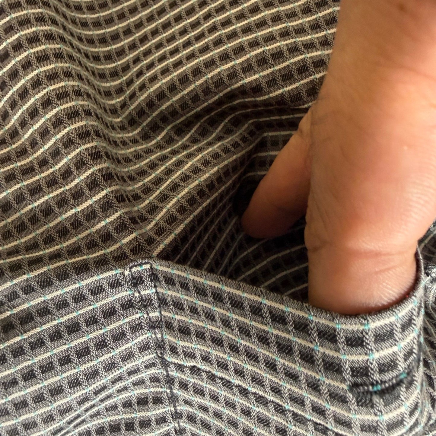 Tommy Bahama Shirt Mens 2XL Gray Silk Cotton Short Sleeve Button Up