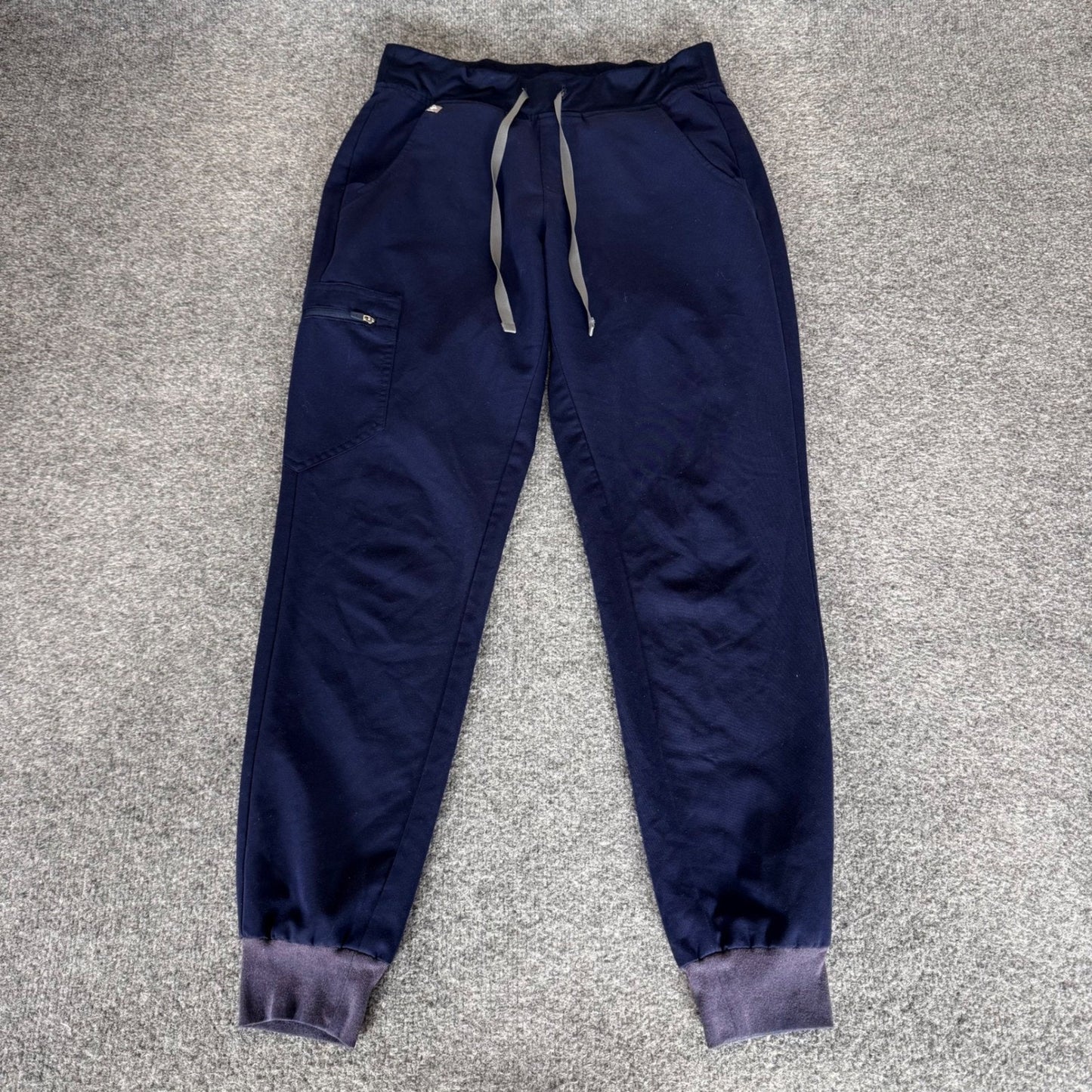 FIGS Zamora Scrub Jogger Pants Womens Small Navy Blue Medical Healthcare Stretch
