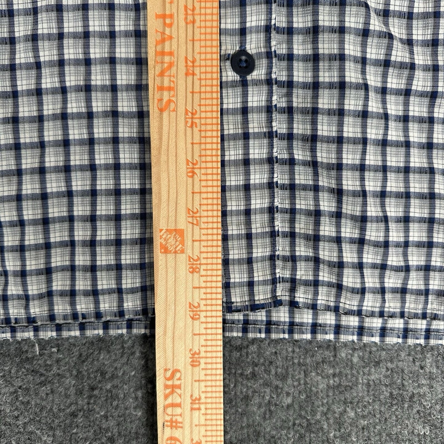 The North Face Shirt Mens Large Blue Plaid Long Sleeve Button Up Gorpcore Adult