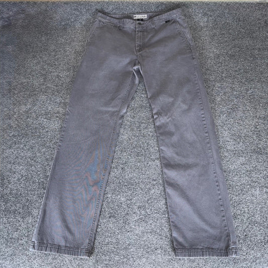 Travis Mathew Pants Mens 34x32 Gray Tencel Chino Casual Golf Comfort Everyday
