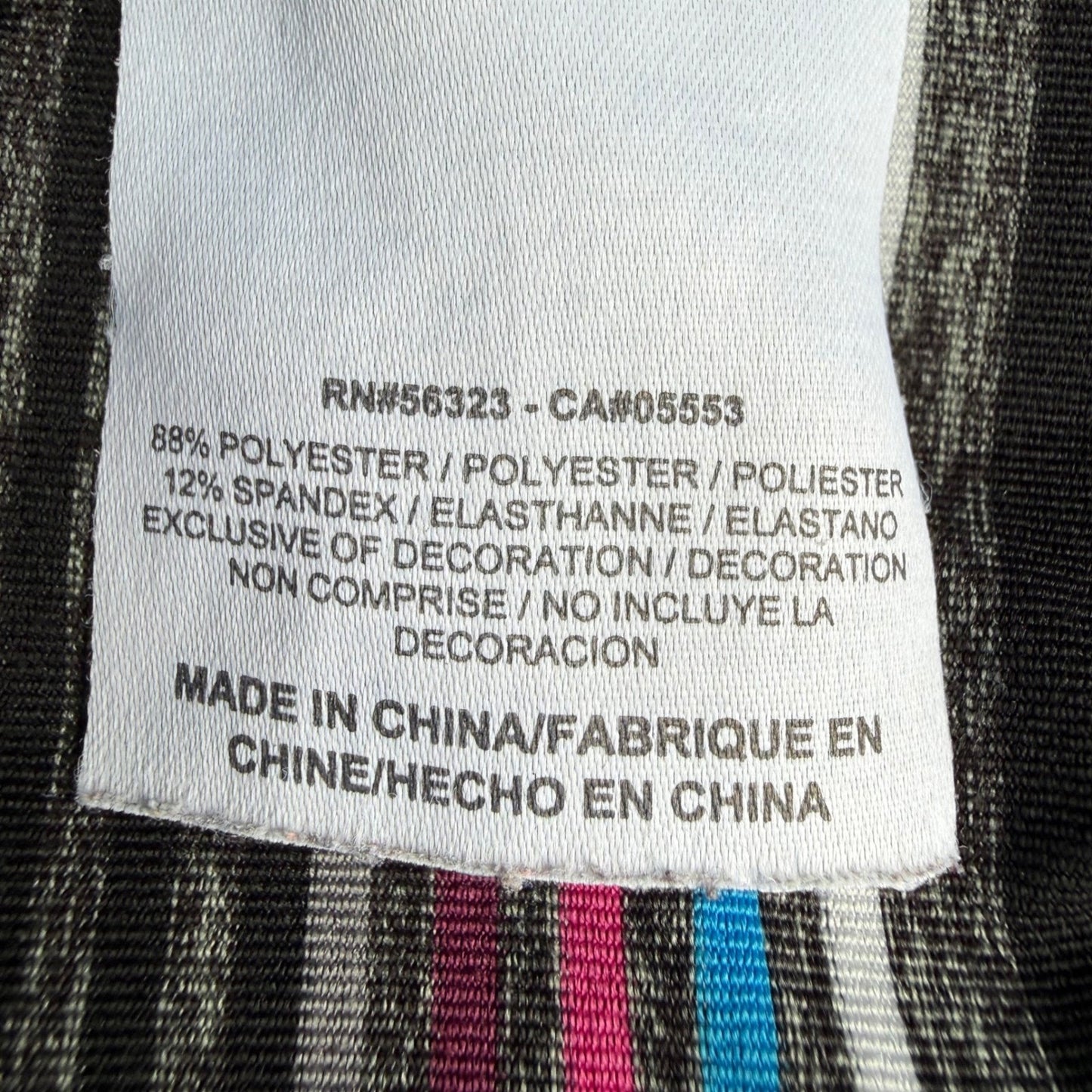 Nike Golf Tour Performance Polo Shirt Mens XL Dri-FIT Striped Short Sleeve Golf