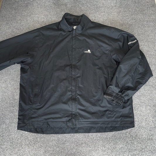 FootJoy DryJoys Golf Jacket Mens XXL Black Waterproof Rain Wind Performance