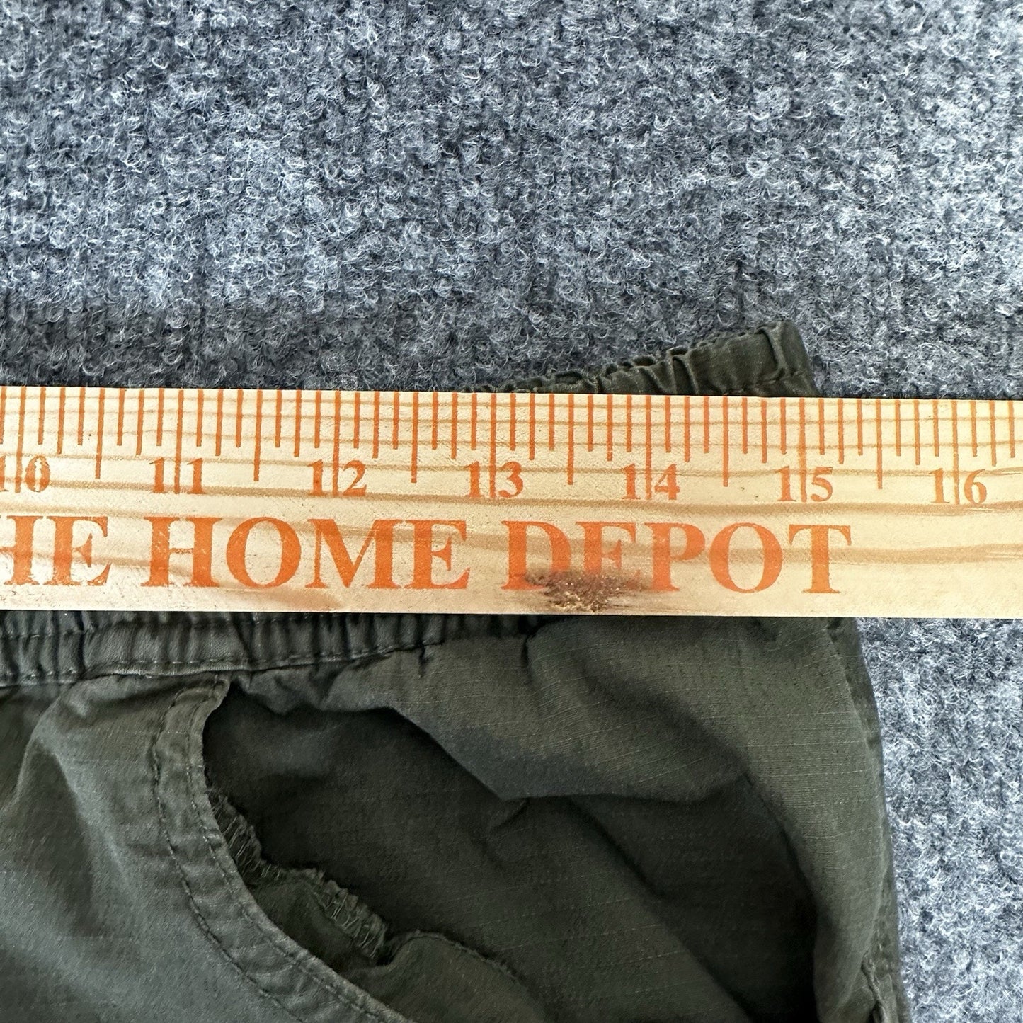BYLT Pants Men's M 30x30 Olive Green Tapered Ripstop Drawstring Utility Jogger