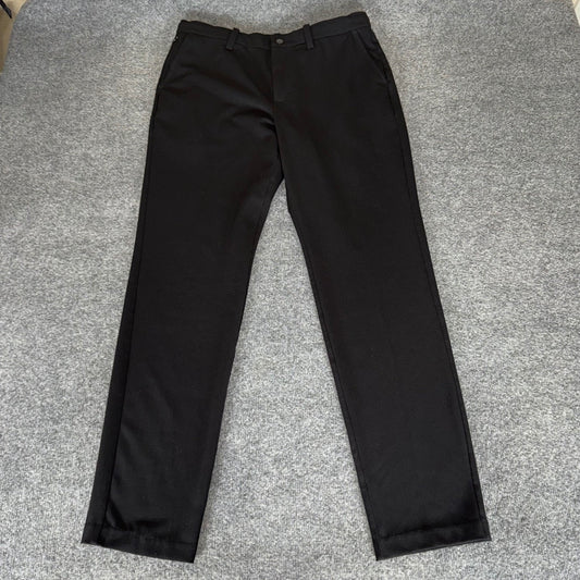 Quince Ultra Stretch 24/7 Smart Chinos Mens 32x32 Black Athletic Casual Comfort