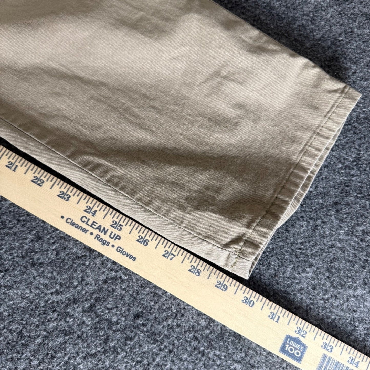 Wrangler ATG All Terrain Gear Mens Cargo Pant Beige 34x30 Outdoor Hiking Utility