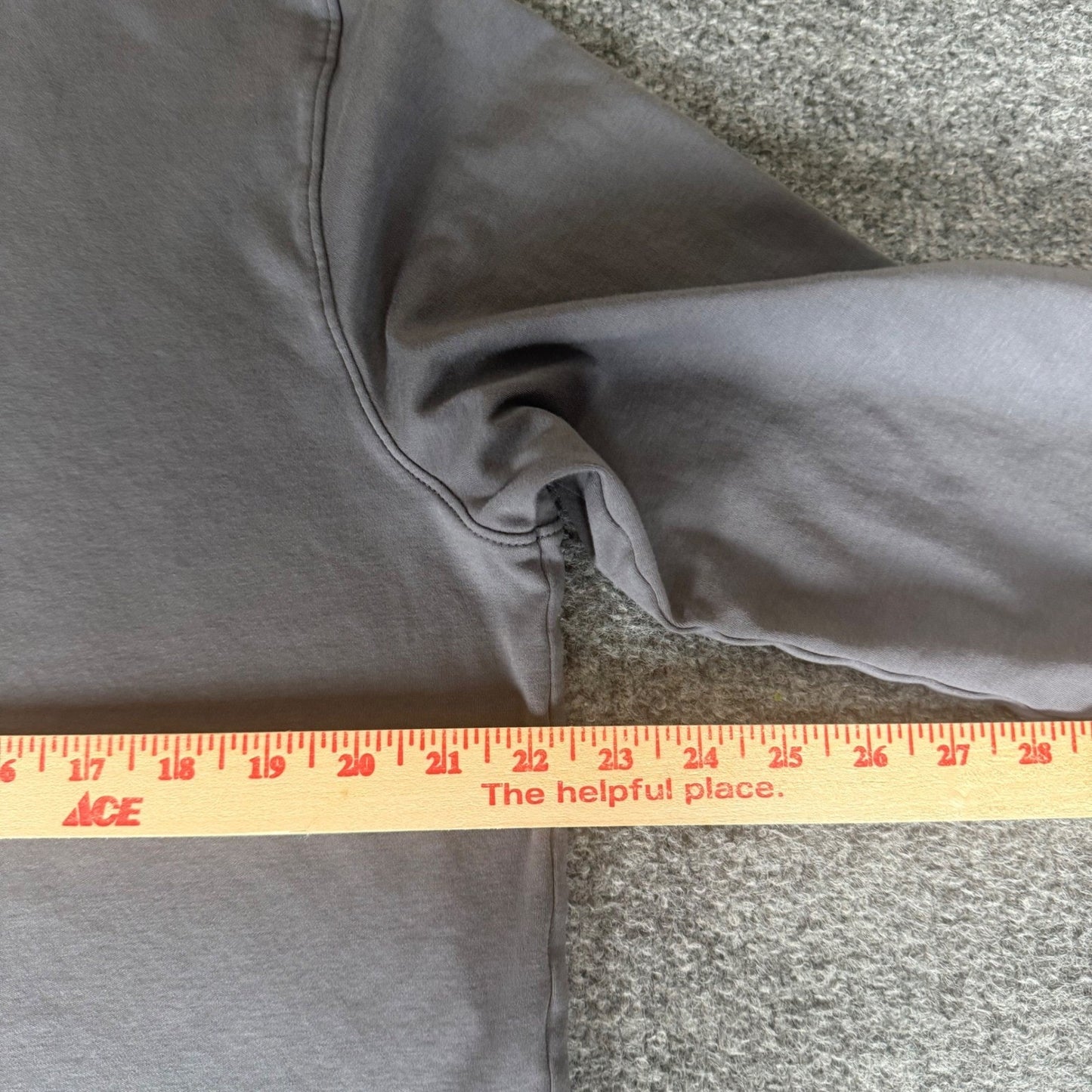 UNTUCKit Mens Large Gray Long Sleeve Cotton Polo Shirt Casual Comfort Stretch
