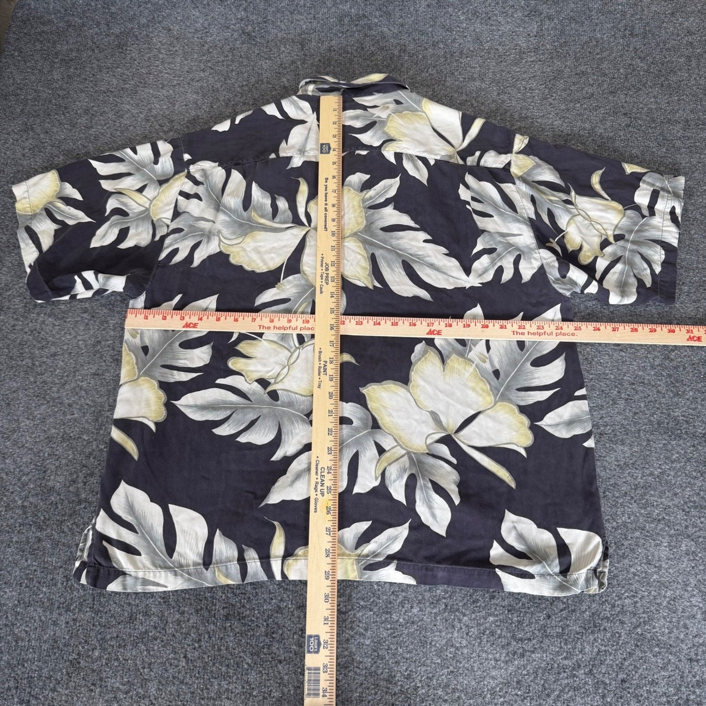 Tommy Bahama Hawaiian Shirt Mens XL Silk Aloha Floral Short Sleeve Casual Resort