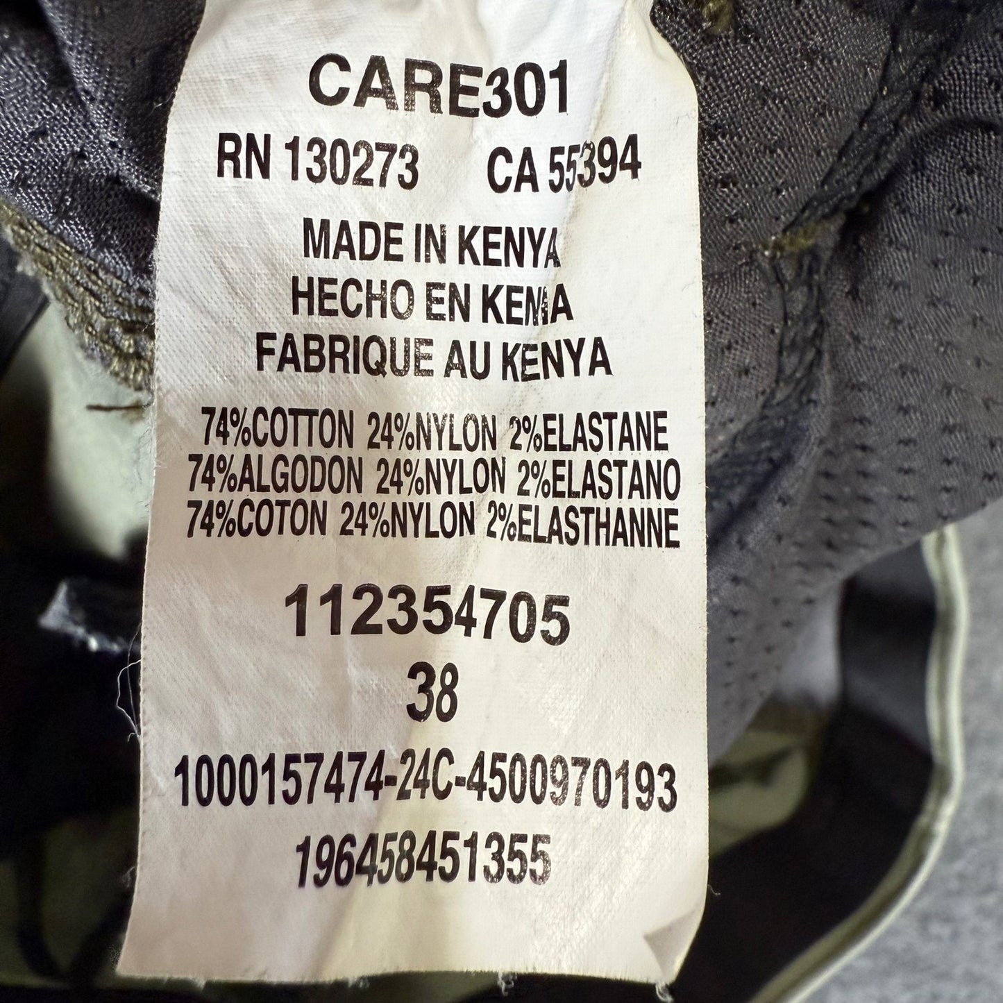 Wrangler ATG All Terrain Gear Mens Cargo Shorts 38 Green Casual Outdoor Hiking